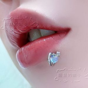 Satan's Child Cool Lip Ring 316L Surgical Steel Internally Threaded Lip Piercing Labret Stud