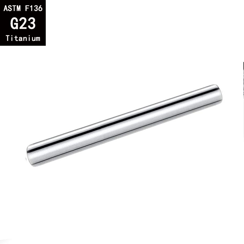 G23 Titanium Internal Thread Straight Rod Tongue Nail Earrings F136 Titanium Alloy Ear Bridge Basic Rod Body Piercing Jewelry Accessories - Image 2