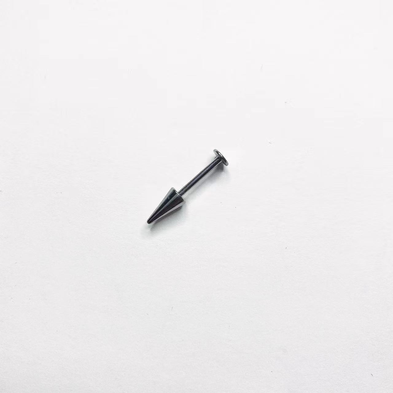 Stainless Steel Lip Labret Stud 16mm Bar Length 1.2mm Thickness Hot Girl Lip Ring for Women - Image 5