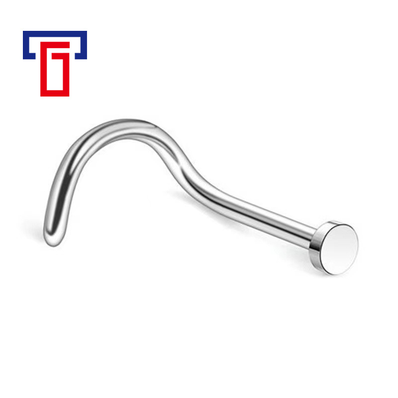 G23 Titanium 5 Word 7 Word S Rod L Rod Nose Nose Nail Supply Titanium Alloy Piercing Jewelry - Image 2