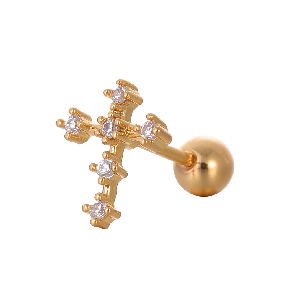 18K Gold Plated Plum Blossom Navel Ring - Sweet Exquisite Micro Zircon Belly Button Piercing Jewelry - Image 3