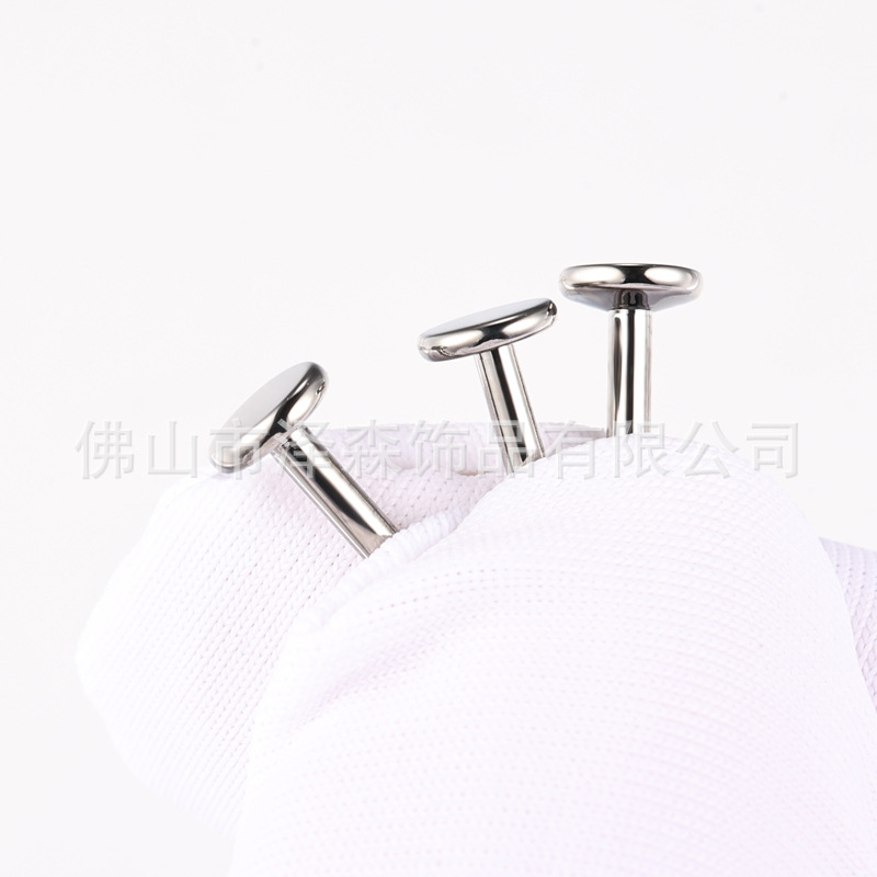 Zesen F136 Titanium Alloy Earring Mirror Polish Flat Bottom Lip Nail Rod Replacement Body Piercing Jewelry - Image 3