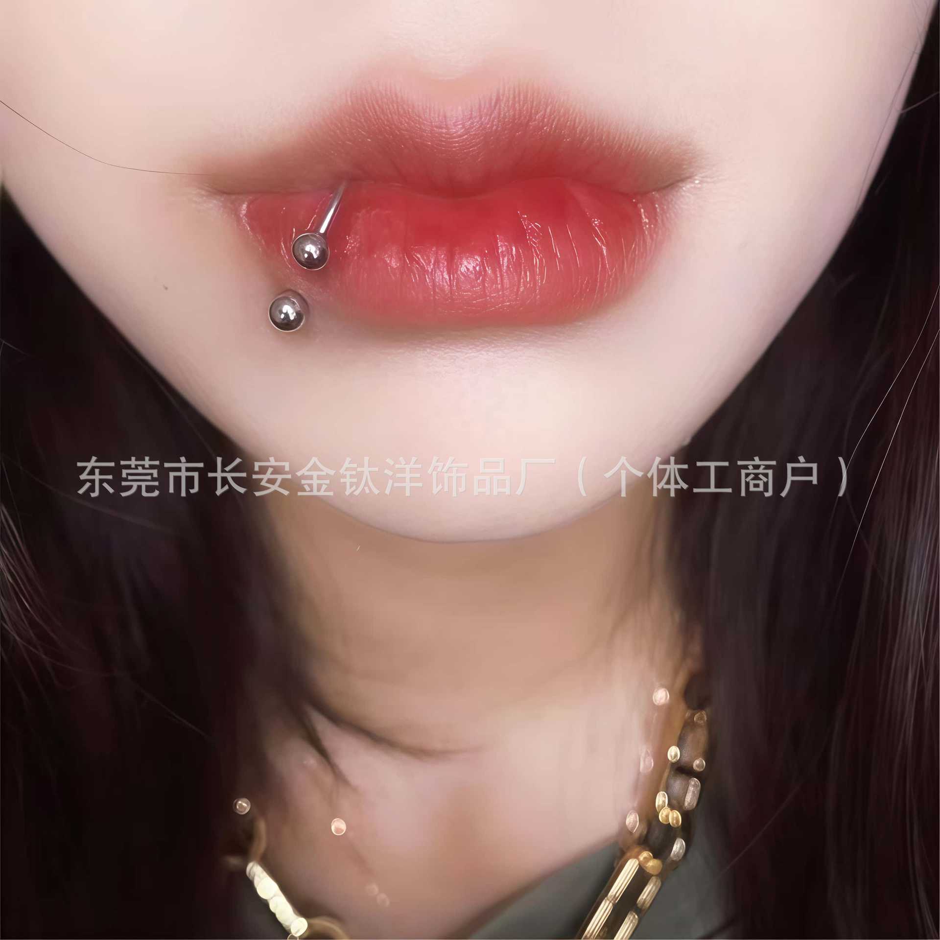 F136 Titanium 0.8mm Wire Diameter External Thread Horseshoe Nose Ring Lip Ring Ear Bone Nail G23 Titanium Alloy Body Piercing Jewelry - Image 4