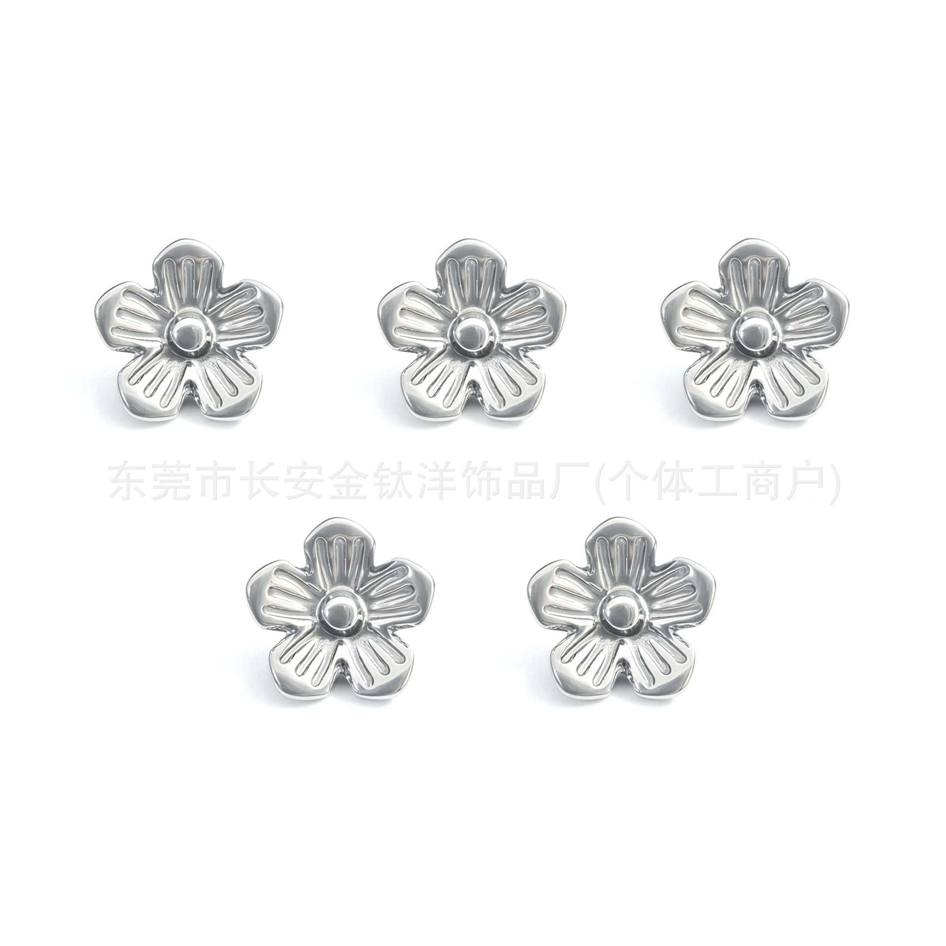 G23 Titanium Internal Thread Simple Flower Cartilage Ear Stud - 14G 1.2x14mm Body Piercing Jewelry - Image 5