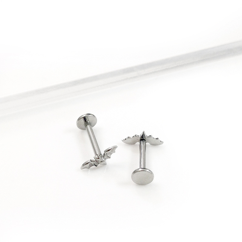 Bat Animal Ear Bone Nail F136 Titanium Earring Best Selling Body Piercing Jewelry - Image 3