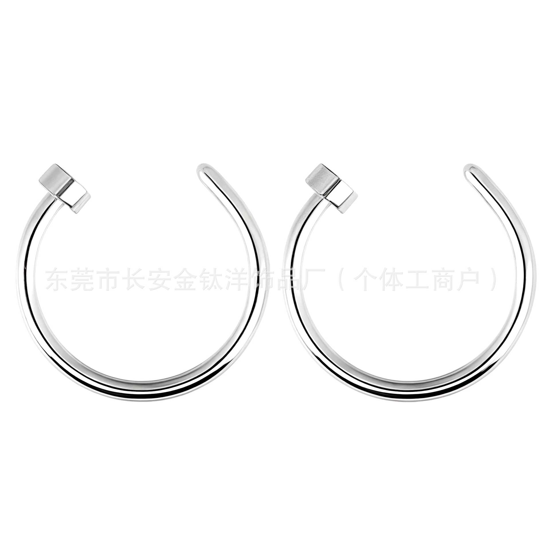 F136 Titanium 0.8x10x2mm C-Type Fake Nose Ring Nasal Septum Piercing Jewelry Non-Porous - Image 5