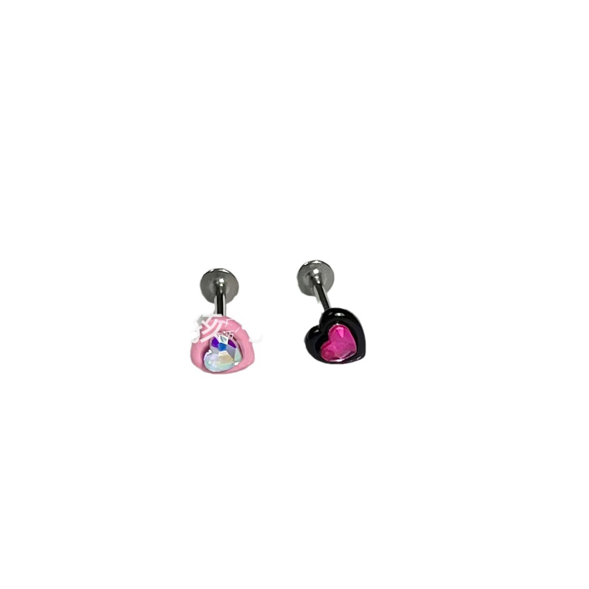 Fishing Sister Lip Labret Stud 316L Surgical Steel Black Rose 1.2mm 16mm Spiral Ear Bone Piercing Jewelry - Image 5