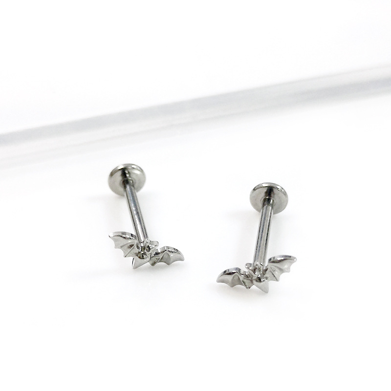 Bat Animal Ear Bone Nail F136 Titanium Earring Best Selling Body Piercing Jewelry - Image 4