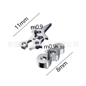 G23 Titanium Alloy Four-Pointed Star Zircon Ear Bone Stud Body Piercing Jewelry