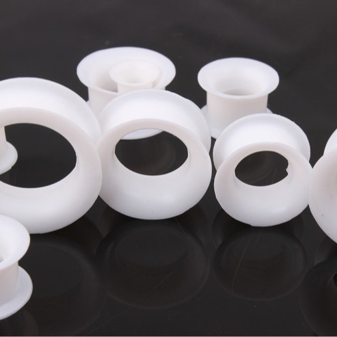 Non-Toxic Silicone Earring Studs Ear Expander Jewelry 4~25mm Geometric Silicone Ear Plugs - Image 3