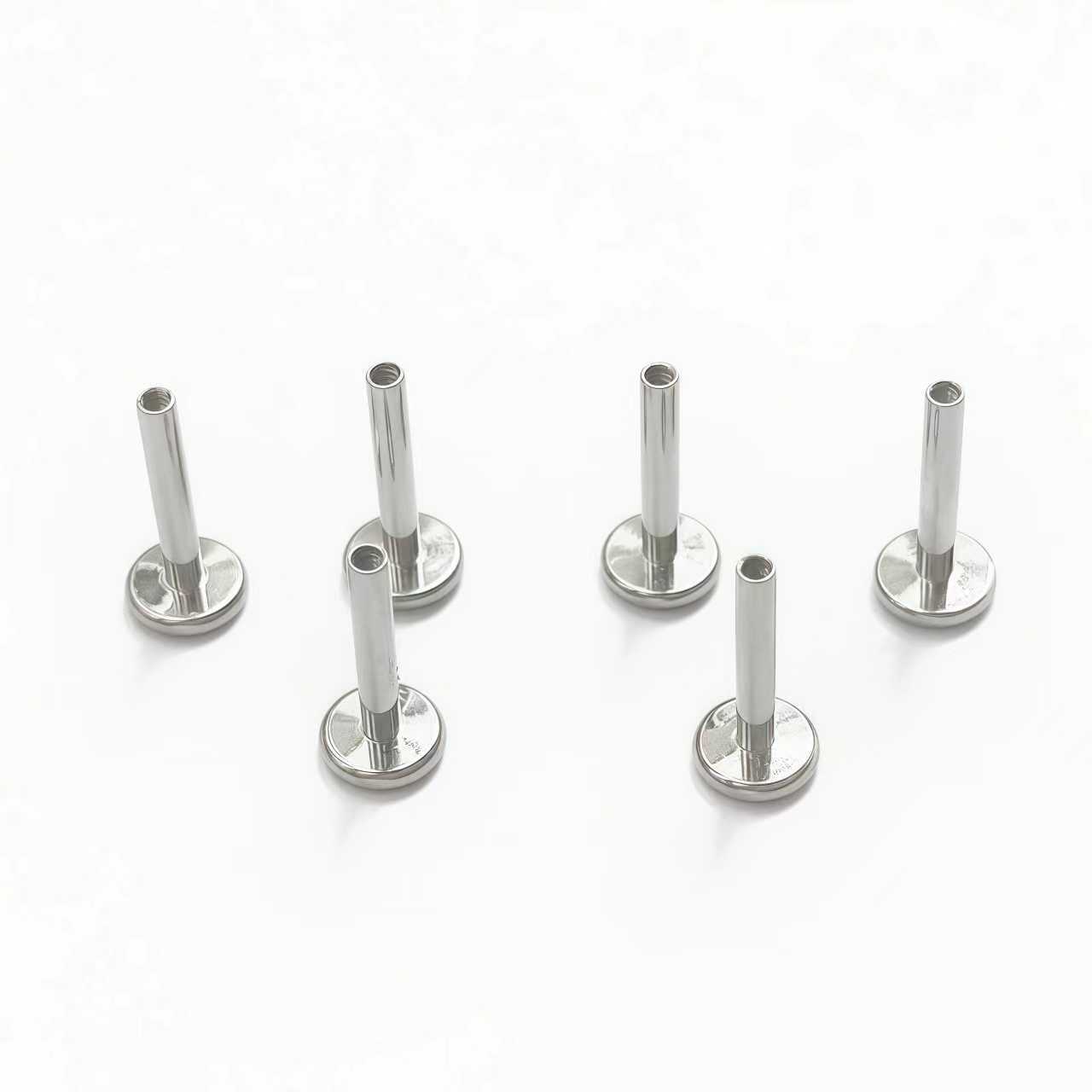 F136 Titanium Inner Tooth Base Lip Nail Rod Ear Nail Ear Bone Flats Bottom Rod G23 Titanium Alloy Replacement Rod - Image 2
