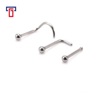 G23 Titanium 5 Word 7 Word S Rod L Rod Nose Nose Nail Supply Titanium Alloy Piercing Jewelry