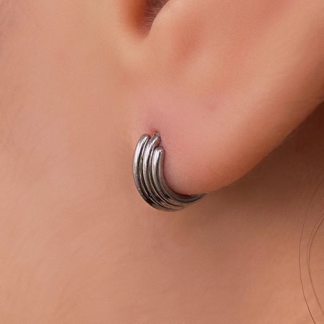 G23 Titanium Alloy Horn Multi-Ring Nose Ring Closed Ring Open Ring Earrings Nose Nails Ear Buckle Piercing Jewelry - Image 2