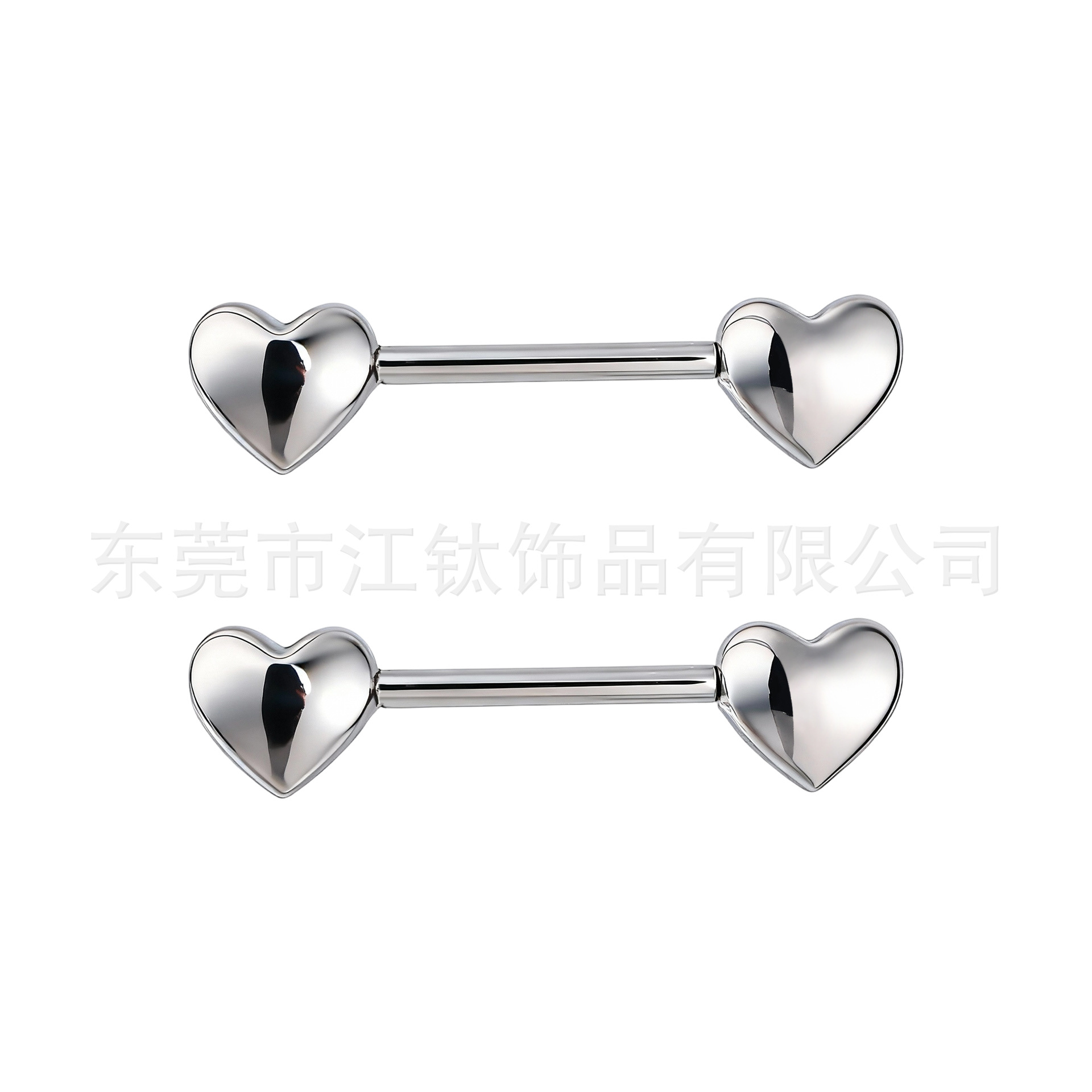 G23 Titanium Heart Nipple Barbell 14G 1.6mm ASTM F136 Body Piercing Jewelry Gold Nose Lip Cartilage Stud - Image 5