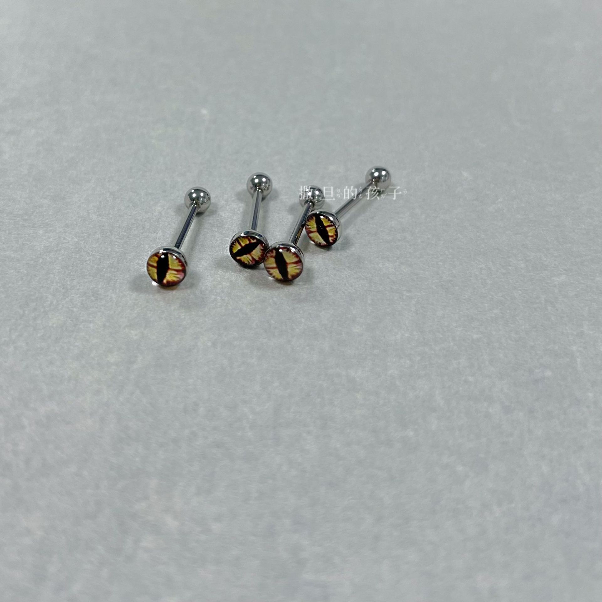 Hot Punk Design Tongue Ring - 316L Surgical Steel Tongue Barbell, 12mm Bar Length, 1.6mm Thick, Wholesale Body Piercing Jewelry - Image 4