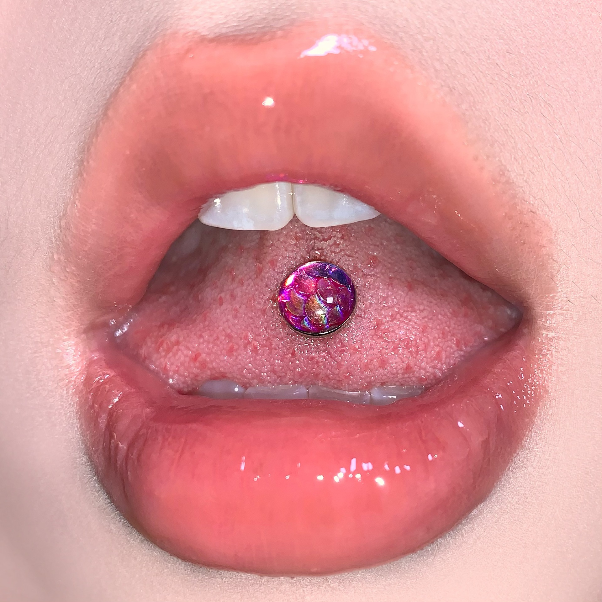 Shining Mermaid Legend Tongue Nail Steel Titanium External Thread Tongue Piercing Jewelry Wholesale - Image 2