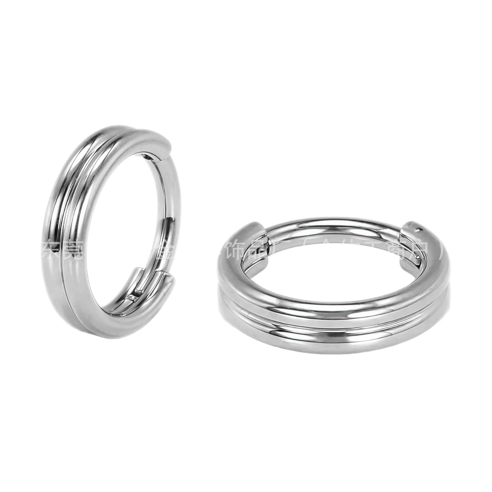 F136 Titanium Earrings Two-Layer Closed Ring Pinless Nose Ring Seamless Ring G23 Titanium Alloy Piercing Jewelry - Image 5