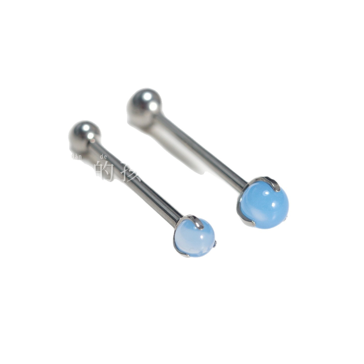F136 Titanium Alloy Morandi Opal Tongue Barbell Internally Threaded 5mm Drinkable Tongue Piercing Jewelry - Image 5