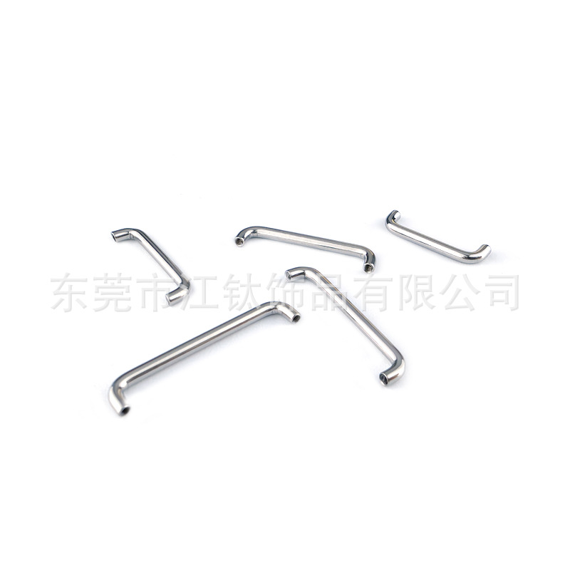 G23 Titanium Internally Threaded Double-Ended Clavicle Nail - 16G 20mm Rounded Long Embedded Nail Base Body Piercing Jewelry - Image 4