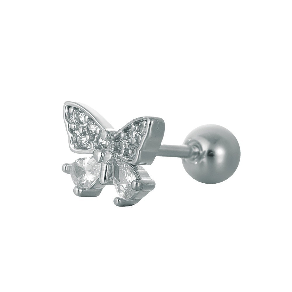 18K Gold Plated Stainless Steel Micro-Inlay Butterfly Belly Ring – Advanced Sense Navel Jewelry for Women - Image 5