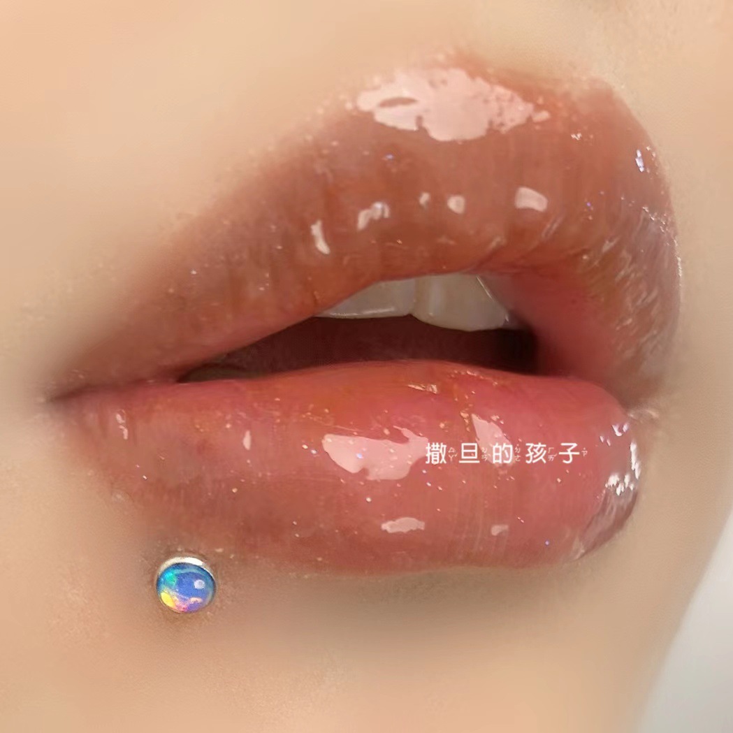 Lip Nail Dripping Bright Lip Ring Ear Bone Nail Piercing Jewelry Lip Decoration 16G Internal Thread Sale New - Image 3