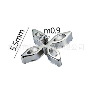 G23 Titanium Alloy Cartilage Stud Earring with Marquise Gem - 1.2x10mm Flat Back Ear Bone Stud for Helix Tragus Piercing