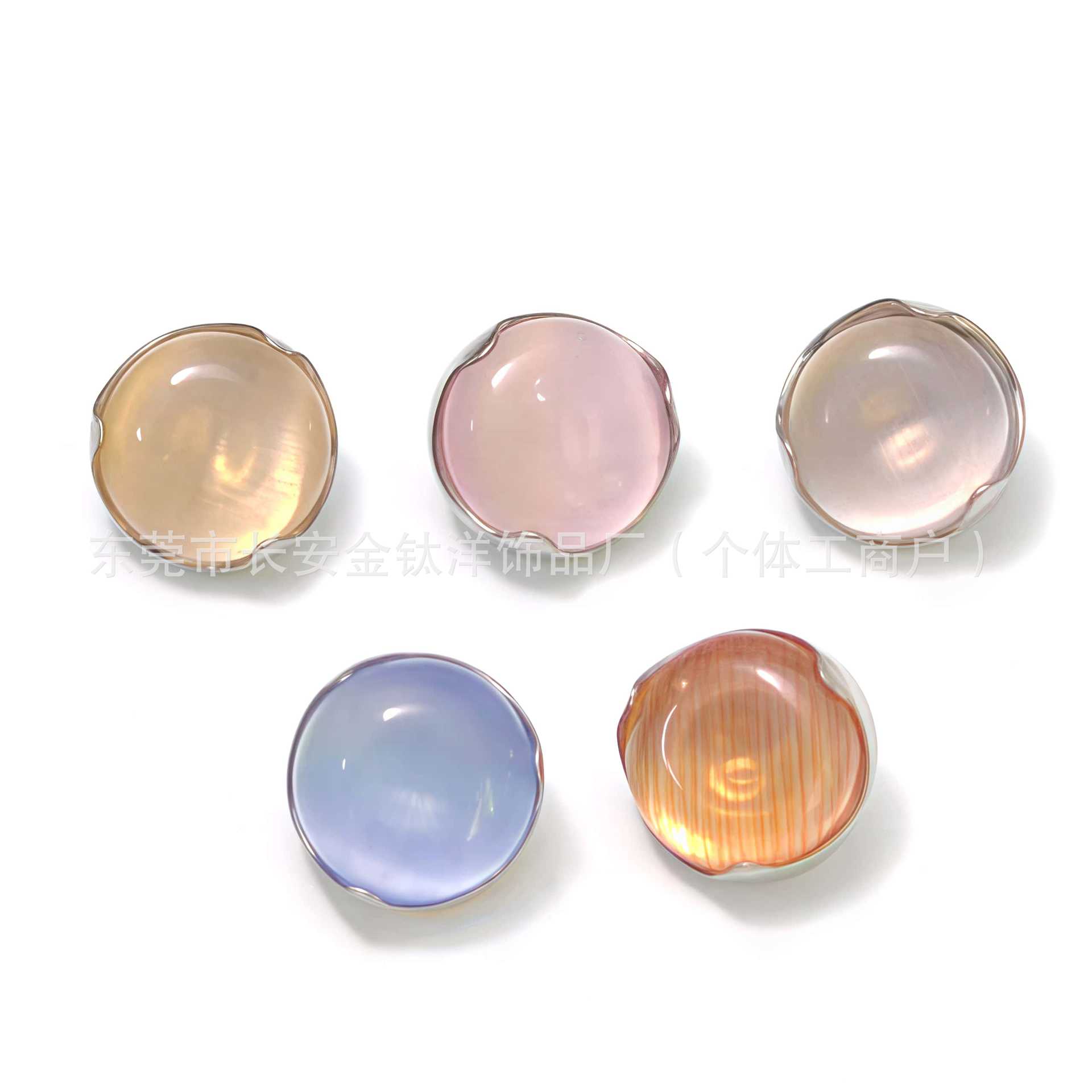 F136 Titanium Wave Edging Cat's Eye Stone Flat Bottom Ear Bone Lip Tongue Nail G23 Titanium Piercing Jewelry - Image 4