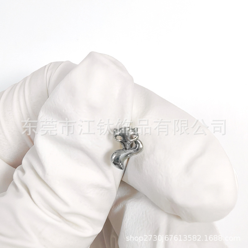 G23 Titanium Fox Thread Ear Nail Lip Nail - F136 Titanium Alloy Ear Cartilage Stud - Image 2