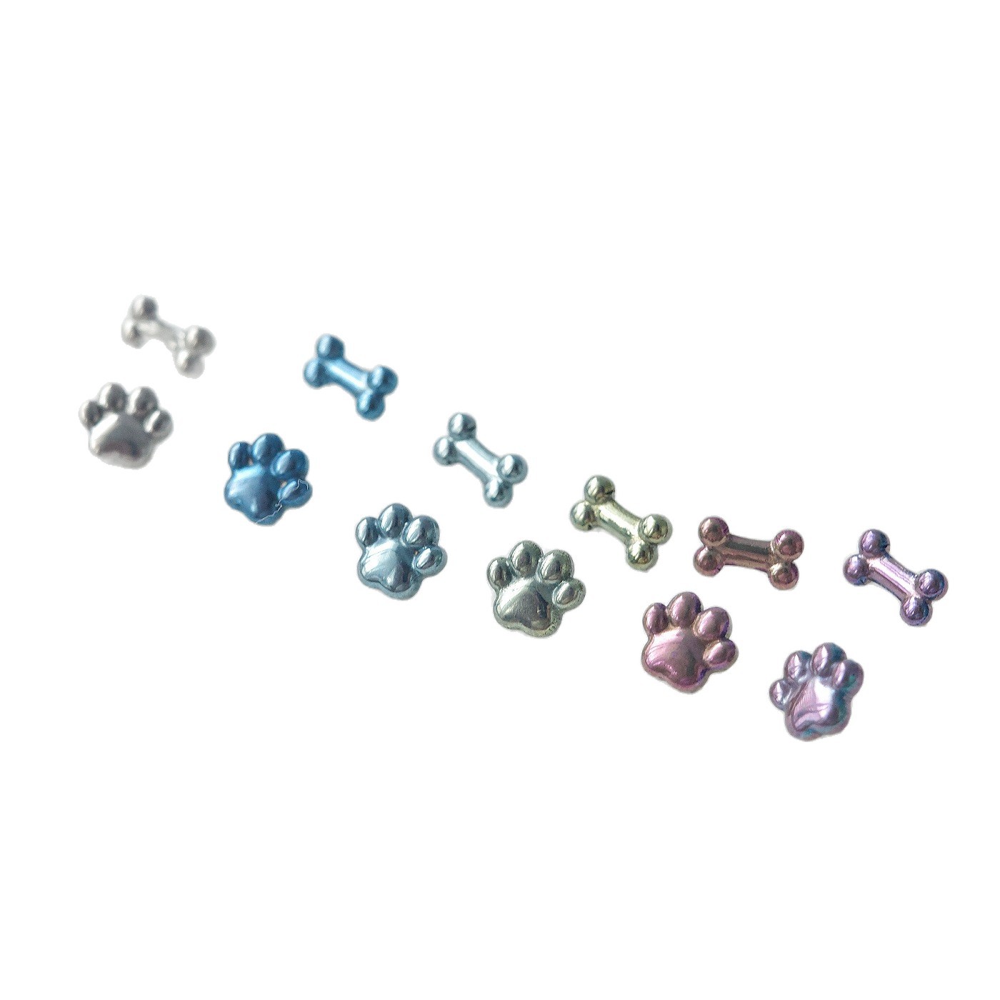Titanium Alloy Lip Stud with Small Claw and Bone Design - Cute Girly Style Internal Thread Labret Stud - Image 5