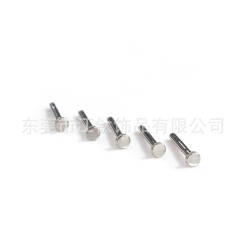 F136 Titanium Lip Nail 2.5mm Small Base G23 Titanium Alloy Body Piercing Jewelry Flat Rod Accessories - Image 5