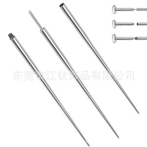 Stainless Steel Guide Needle Thread Pin Insertion Needle Piercing Disposable Tool 20G for Body Jewelry