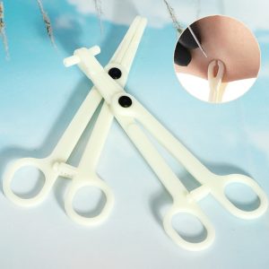 Disposable Piercing Tool Set - Round Nose Pliers, Flat Nose Pliers, Positioning Pliers for Body Piercing