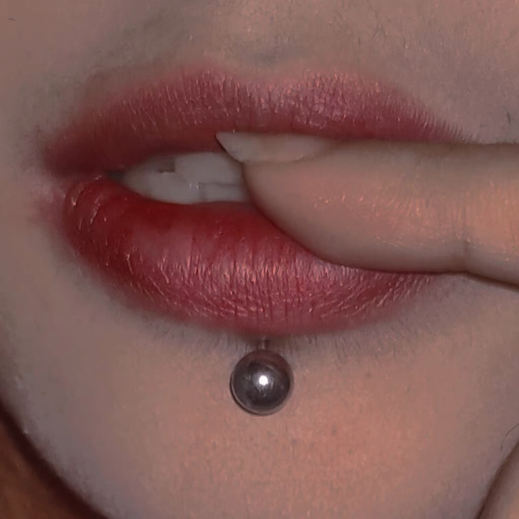 3mm Ball Lip Labret Stud 316L Surgical Steel Nose Nail Lip Piercing Jewelry 16mm Bar - Image 2
