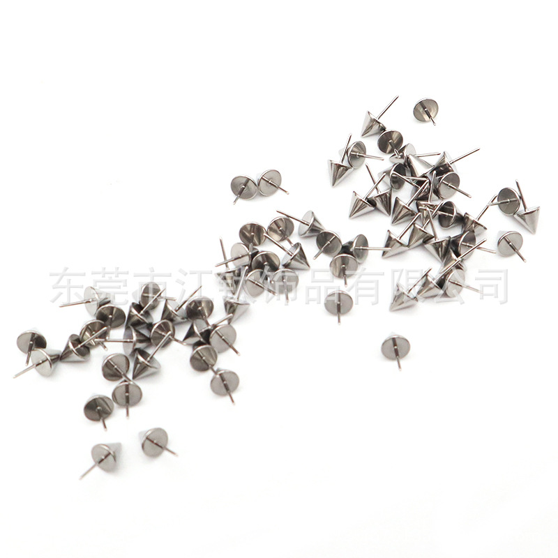 F136 Titanium Pin Sharp Cone Lip Stud Ear Stud G23 Titanium Alloy Body Piercing Jewelry Devil Ear Bone Nail Accessories - Image 3