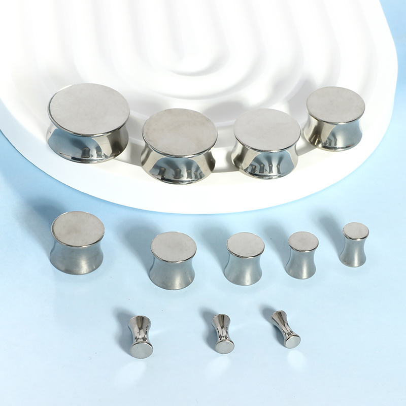 G23 Titanium Solid Waist Drum Ear Expansion Plug 2.5-20mm Auricle Body Piercing Jewelry - Image 4