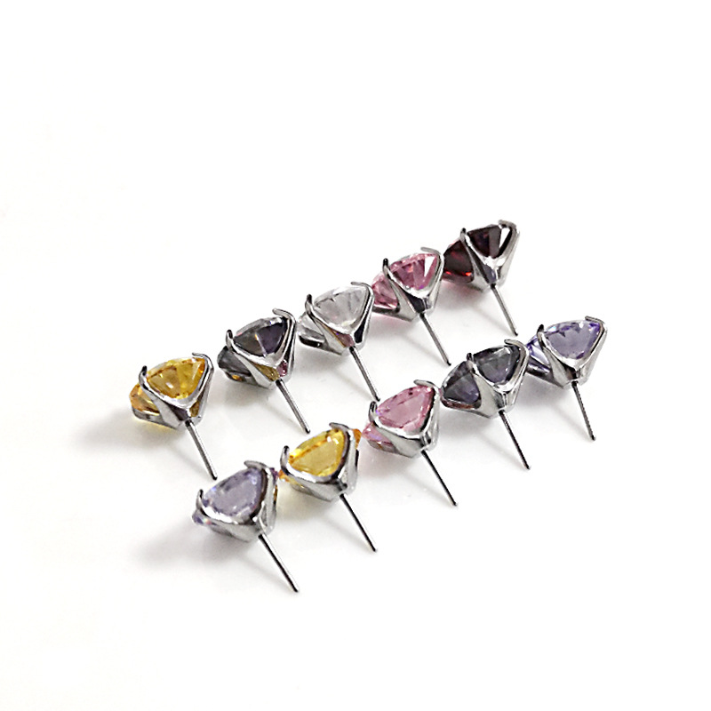 G23 Titanium Lip Piercing Jewelry Labret Stud with 5A Zircon Lip Nail Insertion Piercing - Image 5