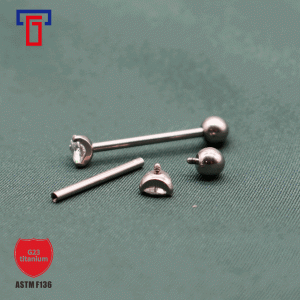 G23 Titanium Claw Zircon Tongue Nail Ear Bone Nail 14g Inner Thread Straight Rod Ear Stud Titanium Alloy Body Piercing Jewelry