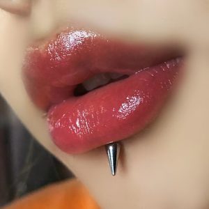 Stainless Steel Lip Labret Stud 16mm Bar Length 1.2mm Thickness Hot Girl Lip Ring for Women