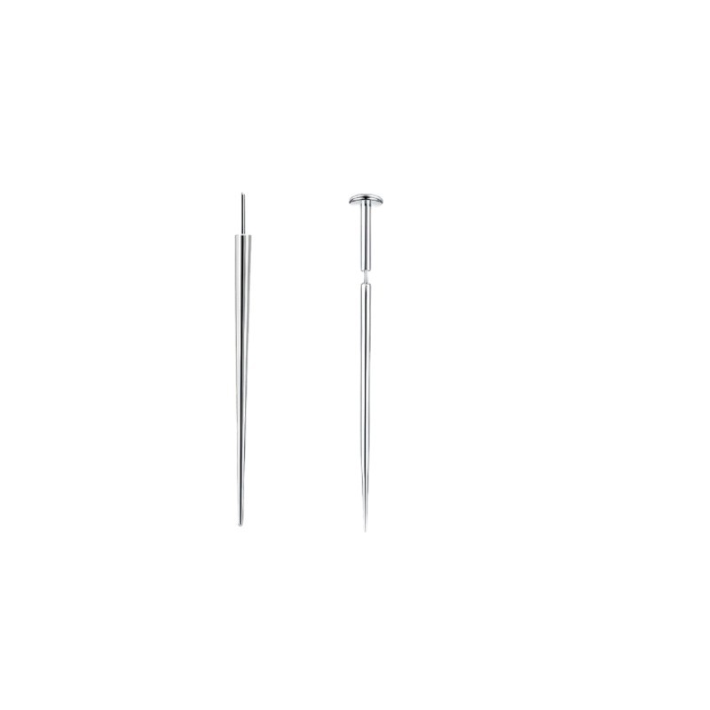 Stainless Steel Guide Needle Curved Pin for Nose Ear Body Piercing Jewelry Auxiliary Tool - Image 5