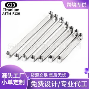 Zesen F136 Titanium Alloy Double-Headed Skin Implant Nail - Right Angle Embedded Clavicle Piercing Jewelry