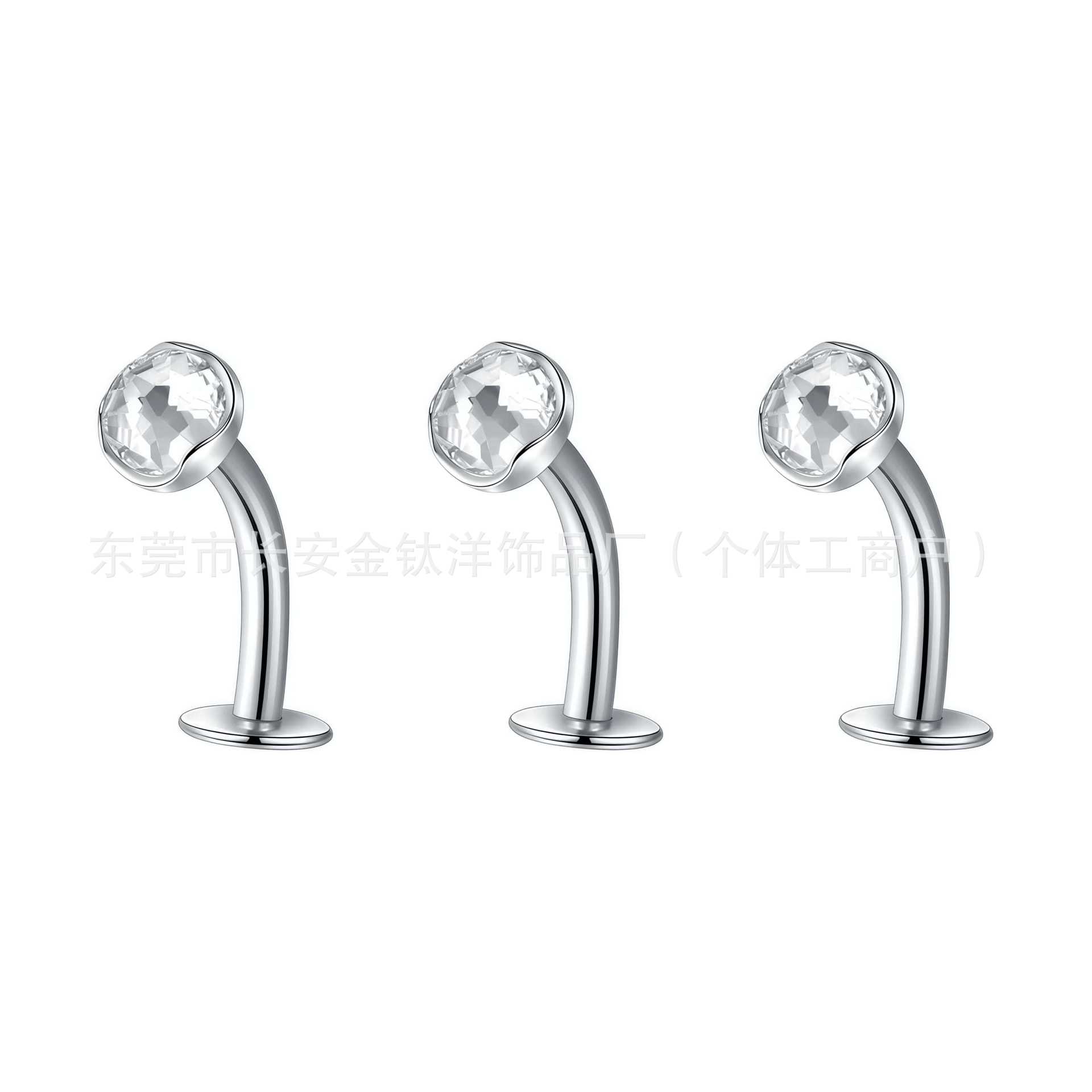 F136 Titanium Wavy Edge Australian Opal Czech Diamond Suspended Navel Ring Belly Button Piercing Jewelry - Image 3