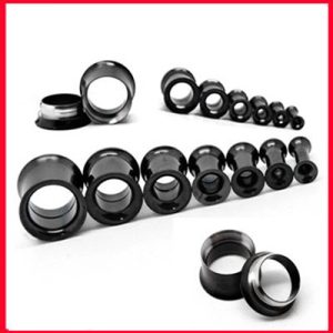 Stainless Steel Inner Teeth Ear Amplifier Double Horn Ear Plug Jewelry