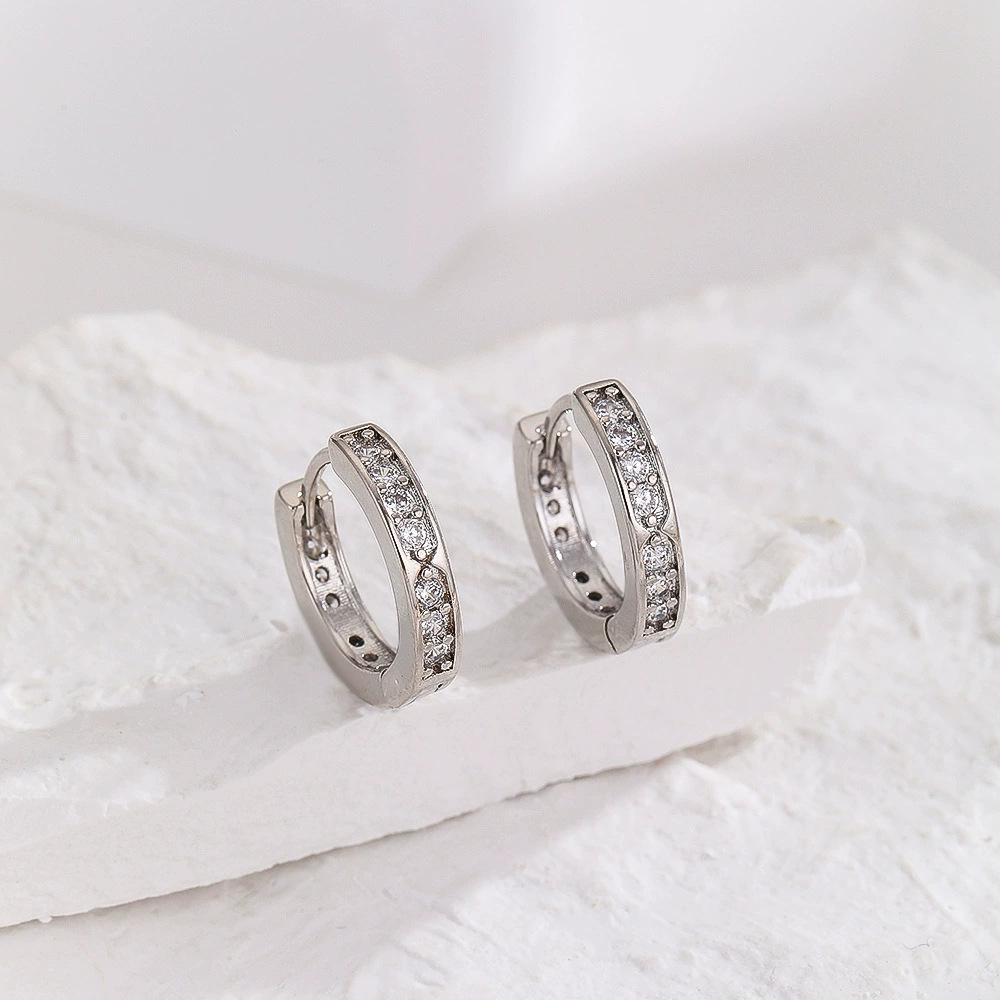 Gold Geometric Stud Earrings - Simple Fashion Trendy Earrings for Women Wholesale - Image 3