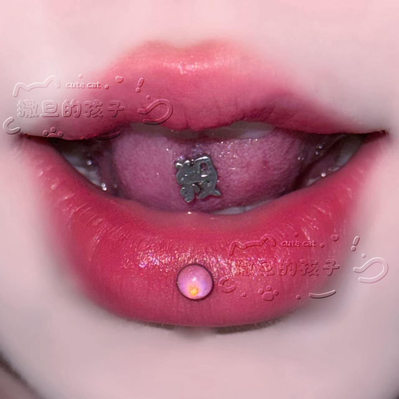 New Style Tongue Barbell 16mm Bar Length 1.6mm Thick Stainless Steel Tongue Ring for Oral Piercing Jewelry - Image 4