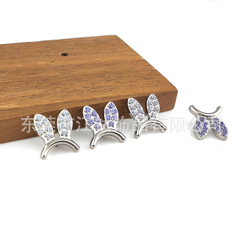 G23 Titanium Ear Cartilage Stud Cute Rabbit Ear Piercing Jewelry for Women Men - Image 3