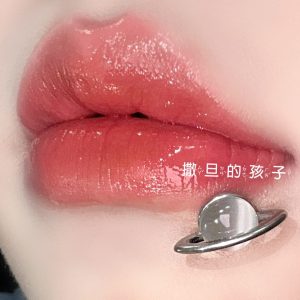Satan's Child Flight Diary Lip Nail Titanium Steel Opal Flash Spice Nail Lip Ring Ear Bone Nail