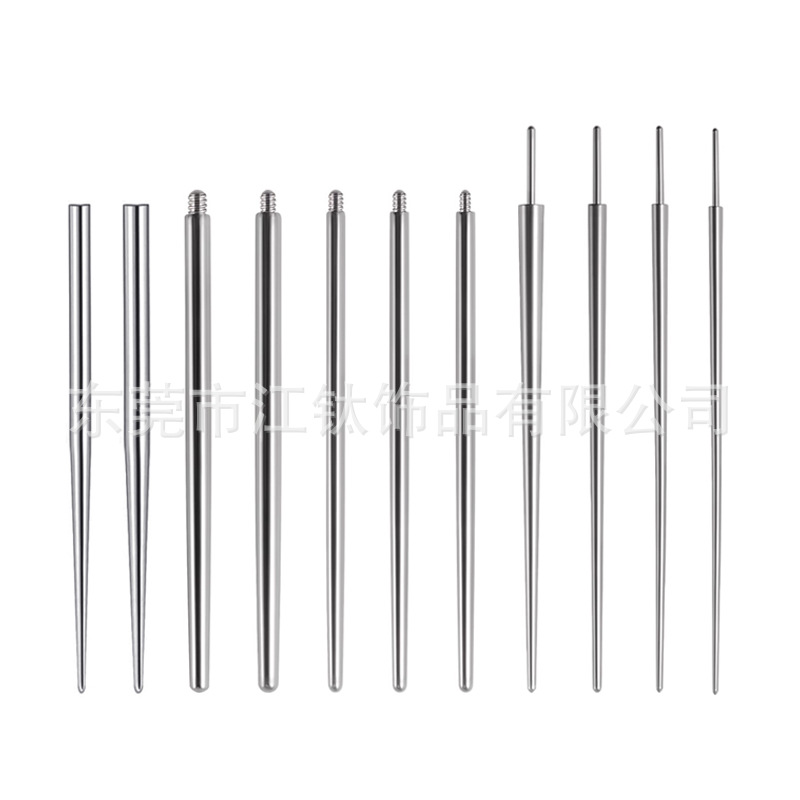 Stainless Steel Guide Needle Thread Pin Insertion Needle Piercing Disposable Tool 20G for Body Jewelry - Image 5