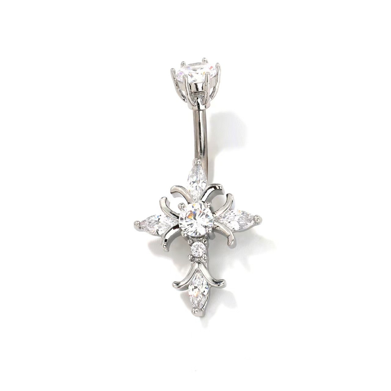New Fashion Copper Navel Ring with Gold Claw Ball - 2025 Spring Trendy Belly Button Piercing Wholesale - Image 4