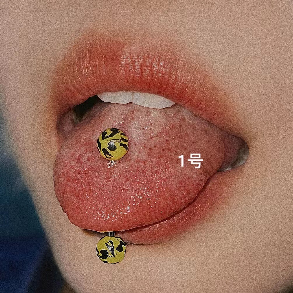 Tongue Nail Hot Girls INS Sweet Cool Tongue Replacement Nail European American Tongue Ring Body Piercing Jewelry - Image 4