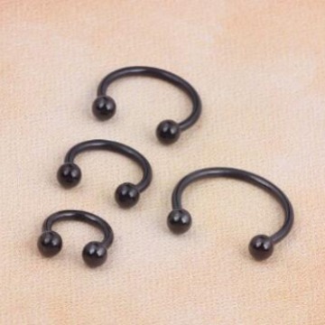 European American Fashion Titanium Steel Nose Ring Stainless Steel Fake Nose Ring C Type Nose Nail Piercing Jewelry - Image 3